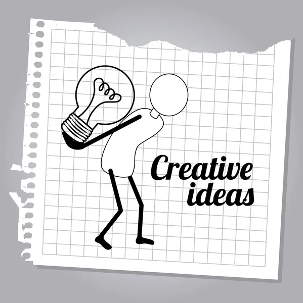 創造的なアイデア — ストックベクタ