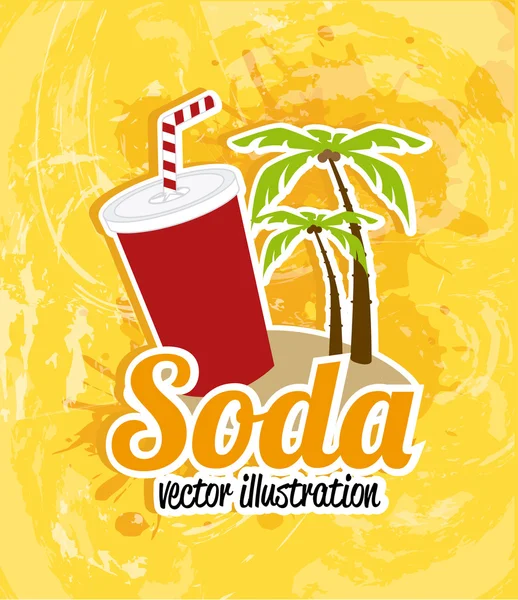 Soda ontwerp — Stockvector
