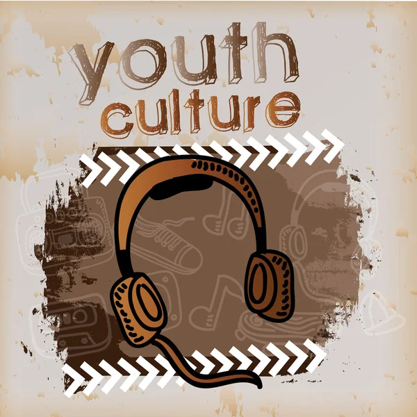 若者文化 — ストックベクタ