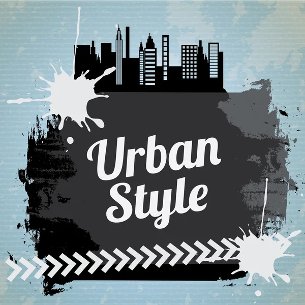 Diseño urbano — Vector de stock