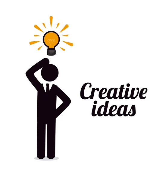 Ideias criativas — Vetor de Stock