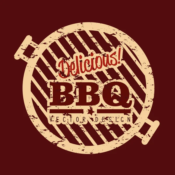 Diseño de barbacoa — Vector de stock