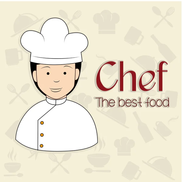 Icono del chef — Vector de stock