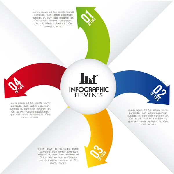 Infográficos — Vetor de Stock