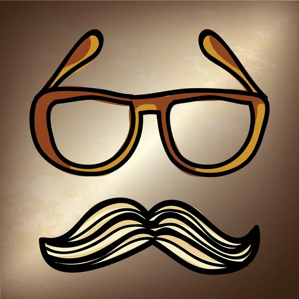 Hipster — Stock Vector