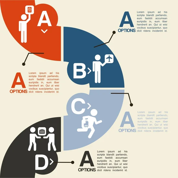 Infográficos — Vetor de Stock