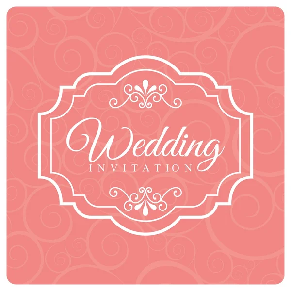 Wedding design — Stock Vector