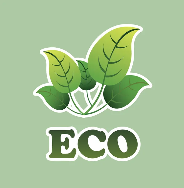 Eco design — Stockový vektor