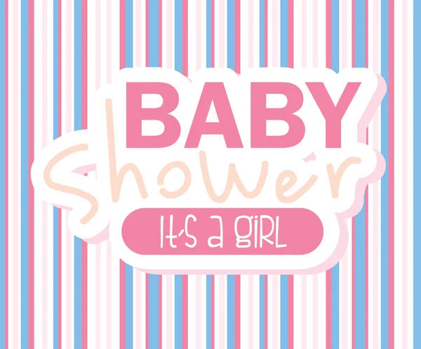 Baby shower design — Stock Vector