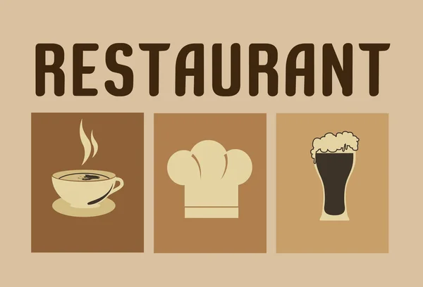 Restaurant menu — Stockvector