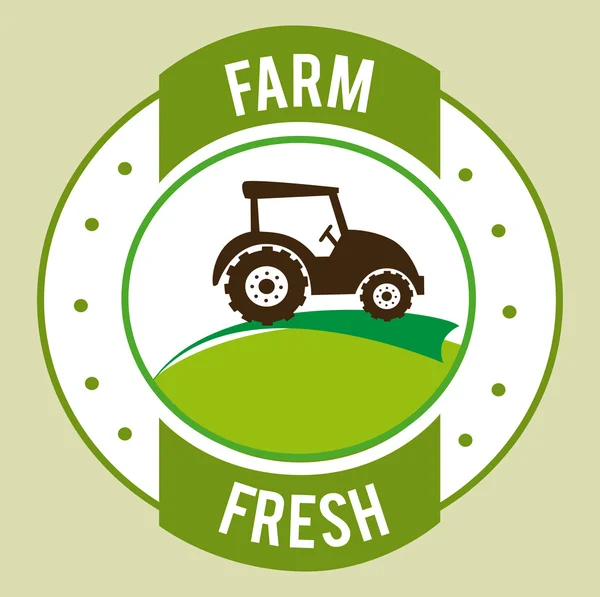 Farm fresh label — Stock Vector