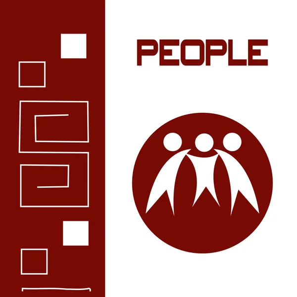 Personnes — Image vectorielle