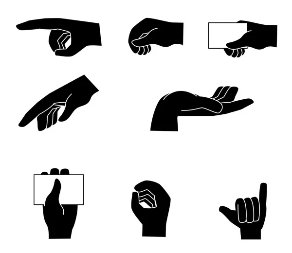 Ruch ręce ręka — Wektor stockowy