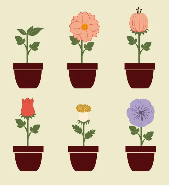 Design de flores —  Vetores de Stock