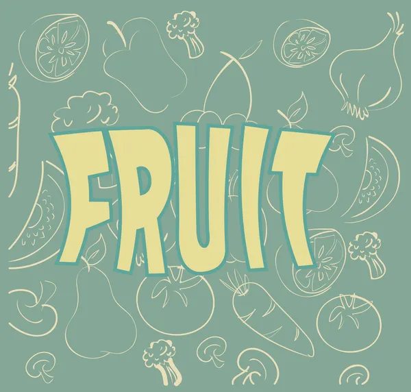 Fruit design — Stock Vector
