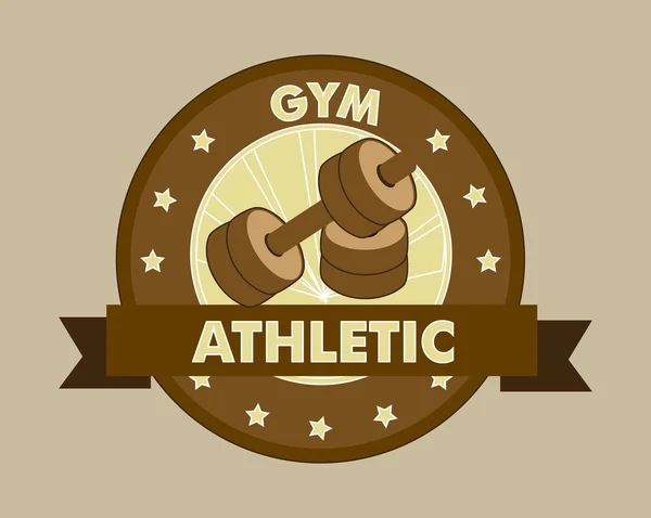 Diseño de fitness — Vector de stock