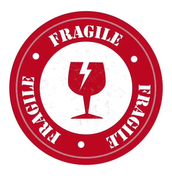 Fragile — Vettoriale Stock