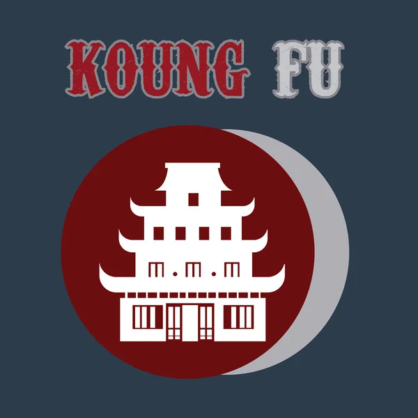 Koung-fu — Stockvector