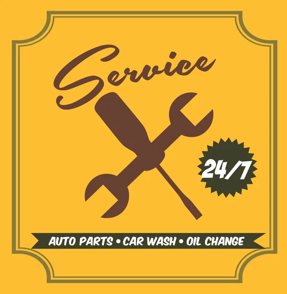 Car-service — Stock vektor