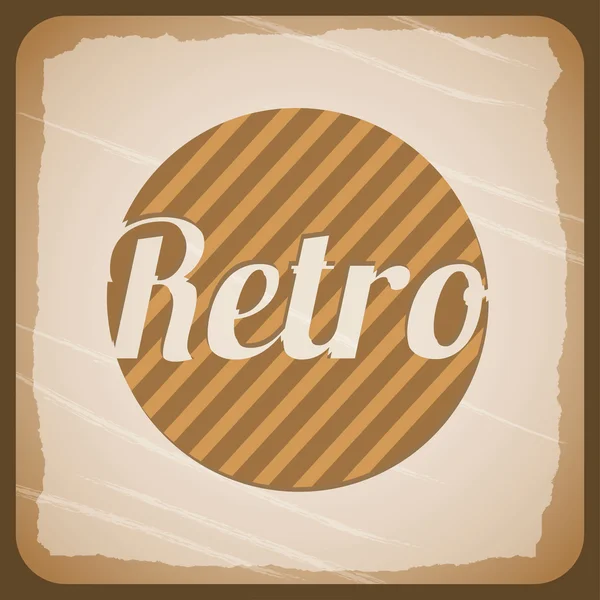 Retro-etiket — Stockvector