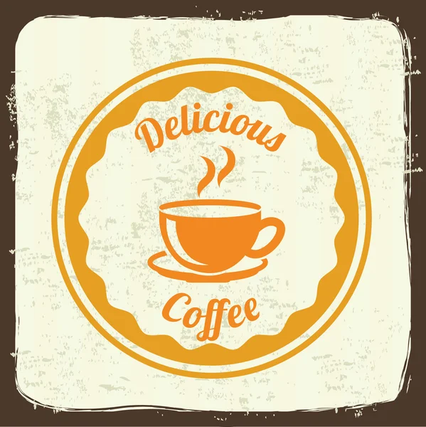 Design de café — Vetor de Stock