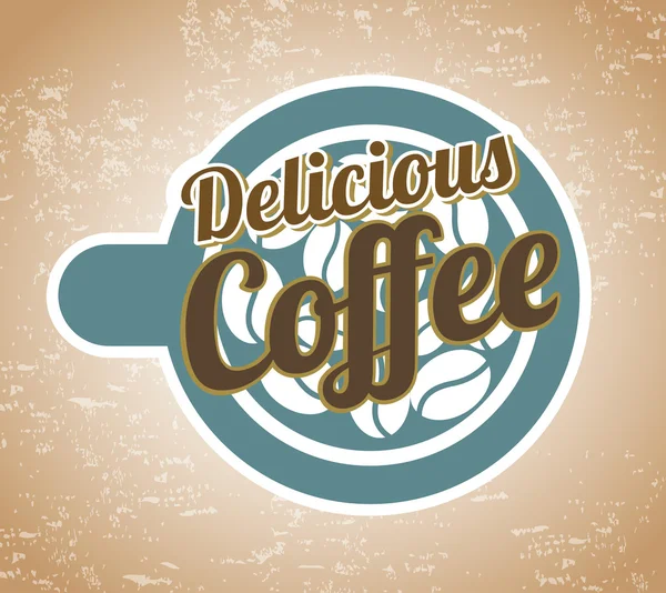 Diseño de café — Vector de stock