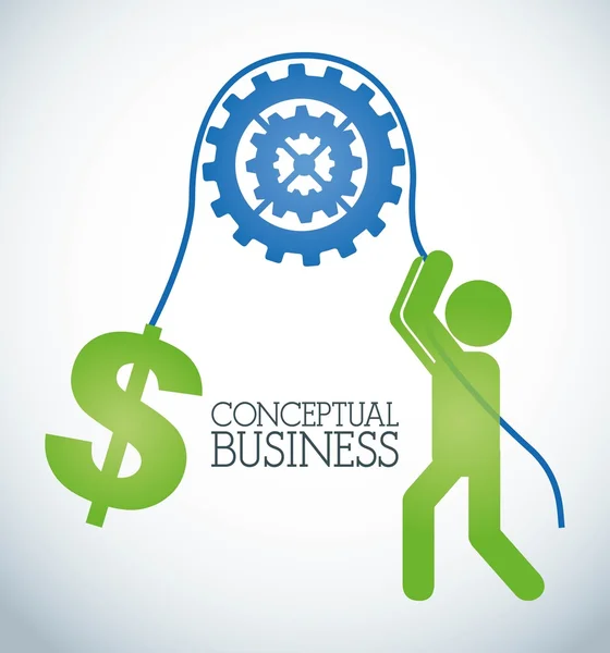 Negócio conceitual — Vetor de Stock