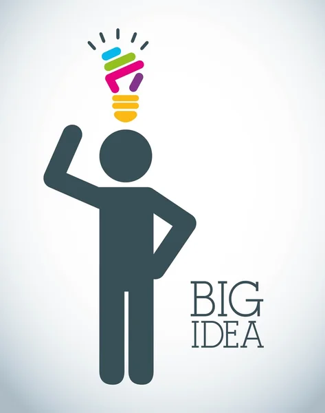 Big idea — Stock Vector