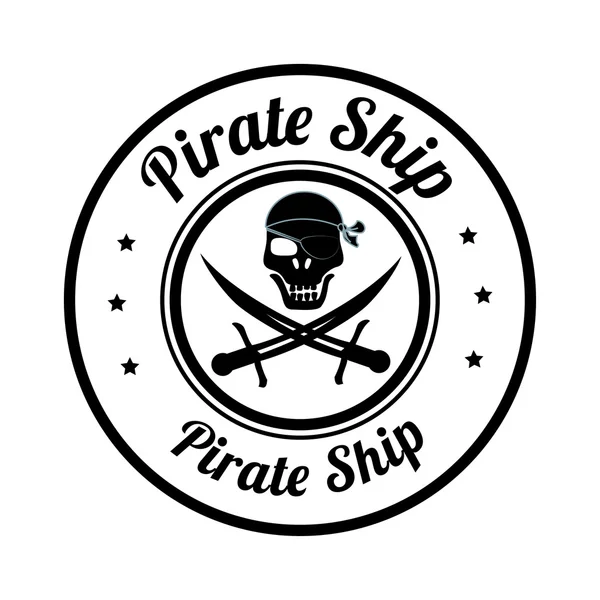 Projeto pirata —  Vetores de Stock