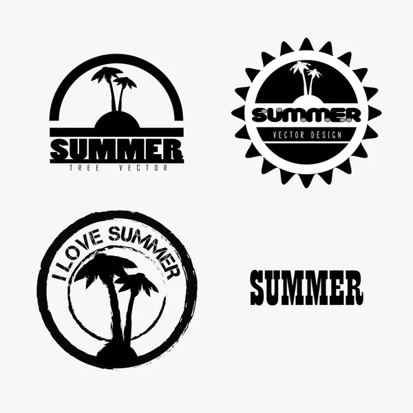 Diseño de verano — Vector de stock