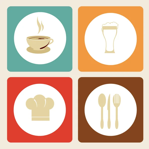 Menu Label — Stockvector