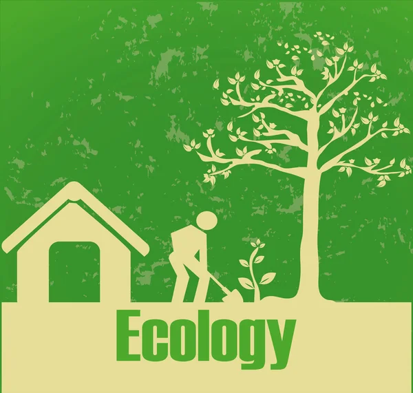 Progettazione ecologica — Vettoriale Stock