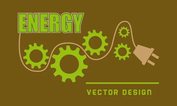 Energiatervezés — Stock Vector