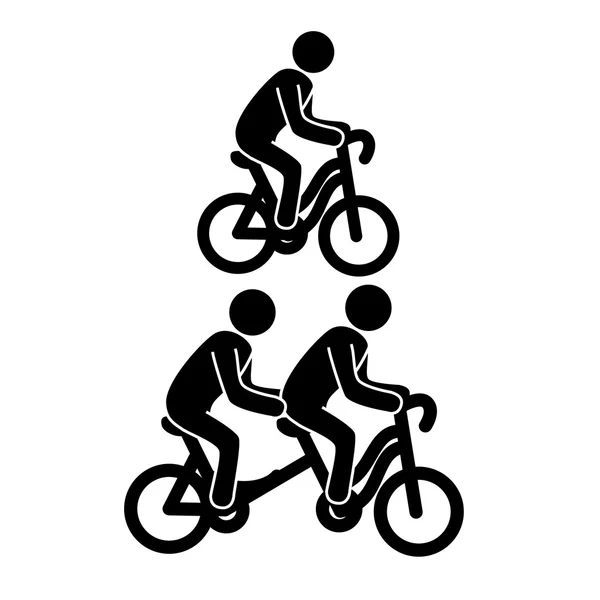 Diseño de bicicleta — Vector de stock