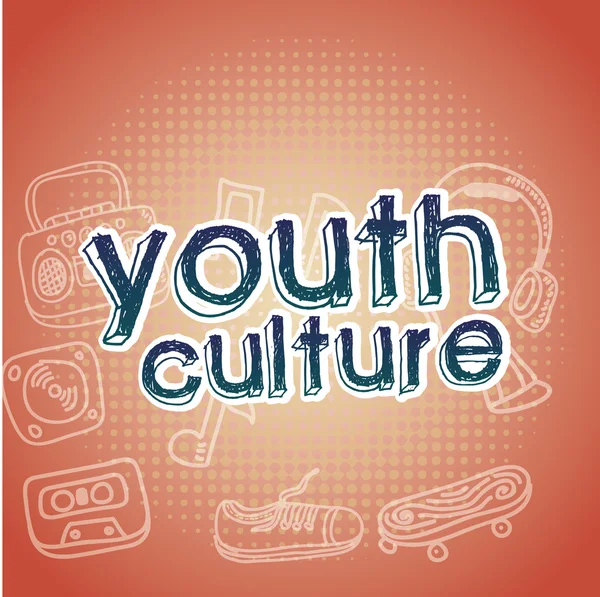 Youth culture — Stock Vector