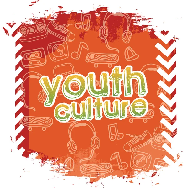 Youth culture — Stock Vector