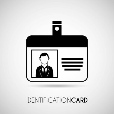identification card clipart