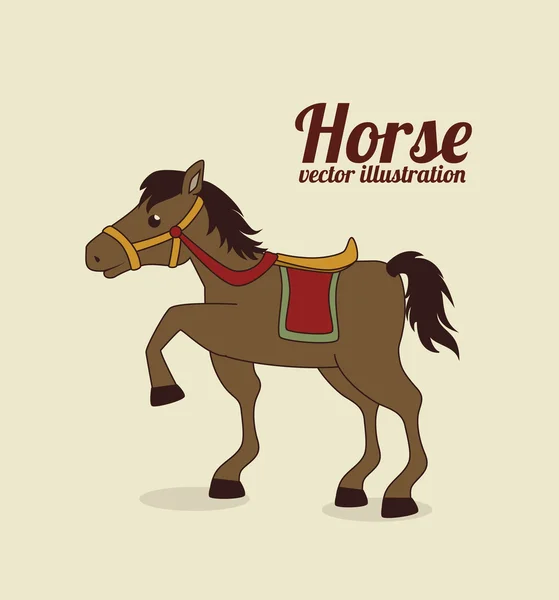 Diseño de caballo — Archivo Imágenes Vectoriales