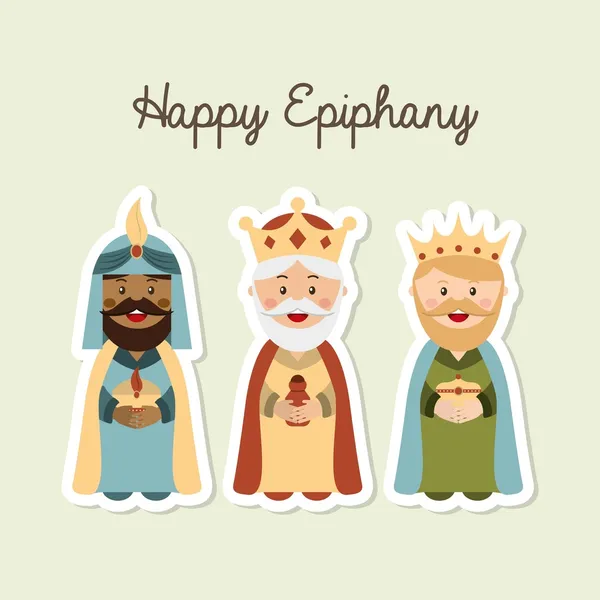 Feliz Epifanía — Vector de stock