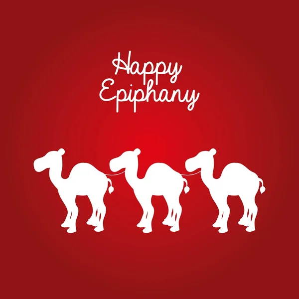 Happy epiphany — Stock Vector