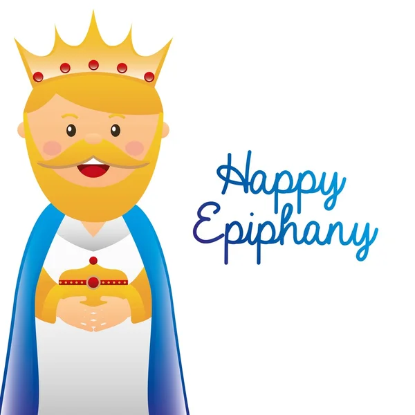 Happy epiphany — Stock Vector