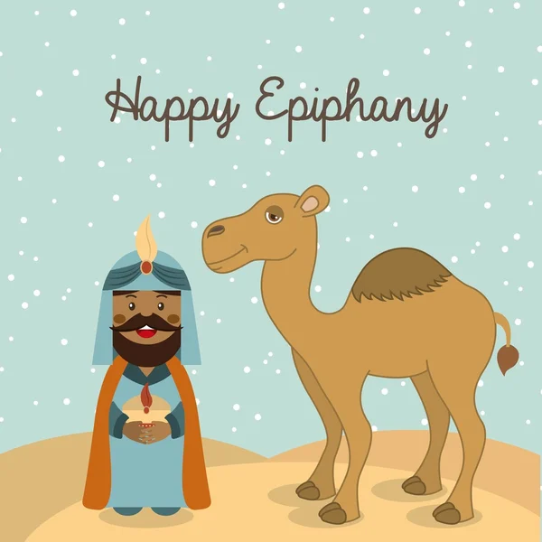 Happy epiphany — Stock Vector