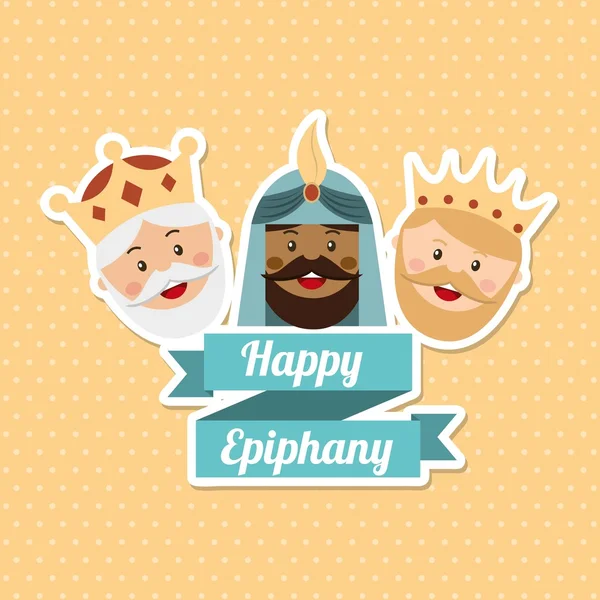 Feliz Epifanía — Vector de stock