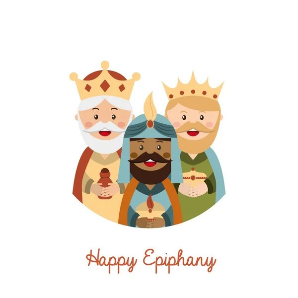 Happy epiphany — Stock Vector