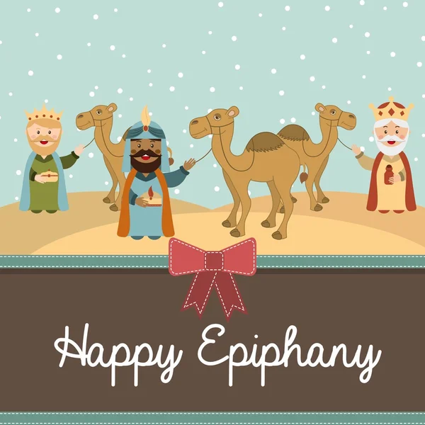 Happy epiphany — Stock Vector