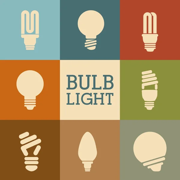 Projeto de lâmpadas —  Vetores de Stock