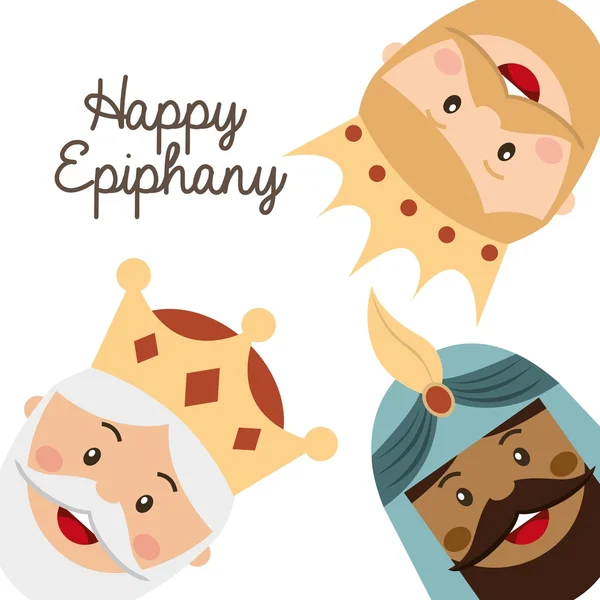 幸せな epiphany — ストックベクタ