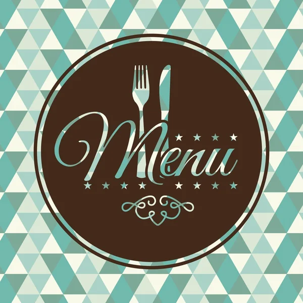 Conception de menu — Image vectorielle