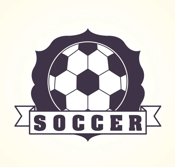 Diseño de fútbol — Vector de stock