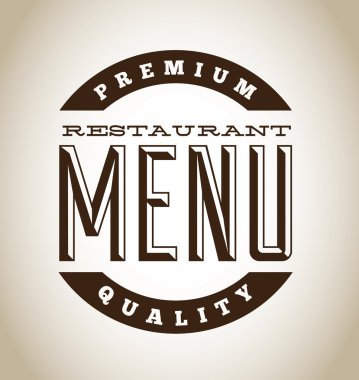 Menü tasarımı